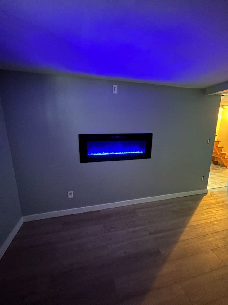 Gallery photos for Stunning Modern Fireplace Installation in [Location]: Image #2